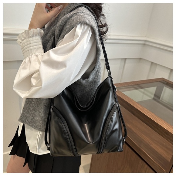 Handbags - Soft Leather Backpack | Large Capacity | Casual & Stylish Tote Crossbody